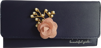 

Fashion Avenue Girls Ethnic Blue Artificial Leather Wallet(6 Card Slots), Black