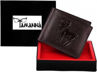 

Tamanna Men Casual Brown Genuine Leather Wallet(1 Card Slot)