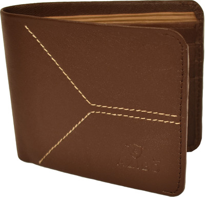

Azibo Men Casual Brown Genuine Leather Wallet(8 Card Slots)