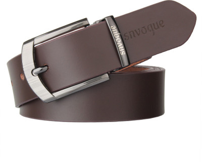 

SNVOGUE Men Formal Brown Genuine Leather Belt