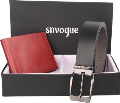

SNVOGUE Belt, Wallet Combo(Black)