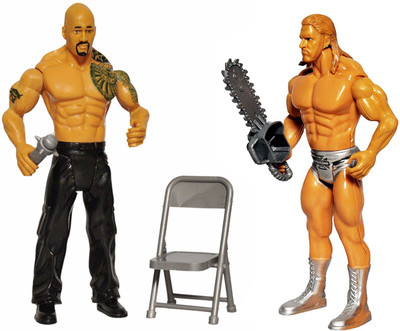 

Decor Express WWE Action Figure Toy, Set of 2-Triple H and Rock(Multicolor)
