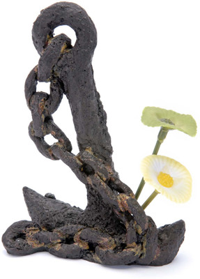 

Penn-Plax Sunken Gardens Anchor with Silk Plants Laterite Unplanted Substrate(Brown)