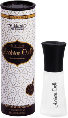 

Al Nuaim Alcohol Free Attar Arabian Oudh Pack of 2 x 6ml Herbal Attar(Oud (agarwood))