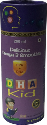 

Friska EPA+DHA Omega 3 Junior Kid Syrup Delicious Health & Nutrition Smoothie Drink Stage 2-12 year Age Group Children 200ml Mango Flavored Syrup(200 ml)