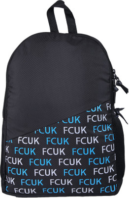 

French Connection FCUK SPLIT BACKPACK 20 L Backpack(Black, Blue)