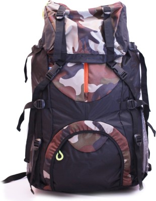 ARD ENTERPRISE Climate Proof Mountain / Hiking / Trekking / Campaign Bag / Backpack 60 ltrs Rucksack Rucksack  - 60 L(Multicolor) at flipkart