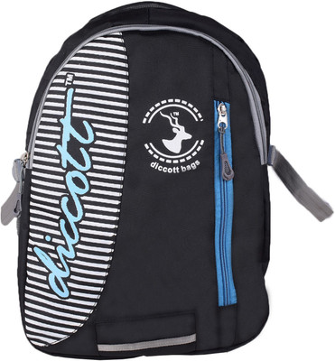 

Diccott Black Backpack For Boys And Girls 35 L Backpack(Black)