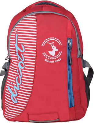 

Diccott Red Backpack For Boys And Girls 35 L Backpack(Red)