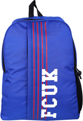 

French Connection TWIN STRIPE BACKPACK 20 L Backpack(Blue), Bright blue