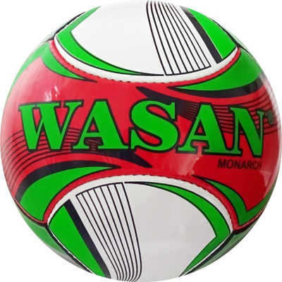 

Wasan Monarch Football (Red/Green) Football - Size: (Pack of 1, Green