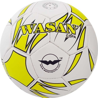 

Wasan Copa Football (Yellow) with Free Pump Football - Size: (Pack of 1, Yellow