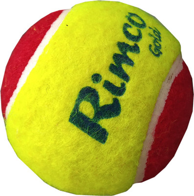 

rimco HAVN 03 Tennis Ball(Pack of 6, Red), Red & green