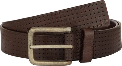

FRONC Men Casual, Party, Formal, Evening Brown Genuine Leather Belt