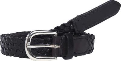 

Aditi Wasan Women Casual Black Genuine Leather Belt
