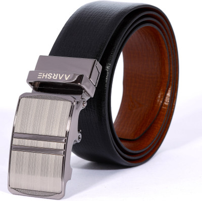 

AARSHE Men Casual, Formal Black, Brown Genuine Leather Reversible Belt