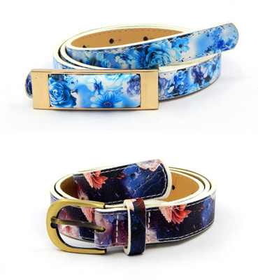 

ELS Women Casual Multicolor Artificial Leather, Synthetic Belt