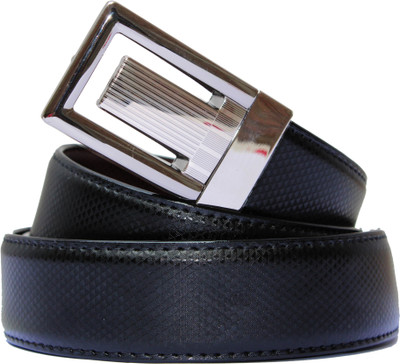 

RK ENTERPRISES Men Casual Black Genuine Leather Reversible Belt