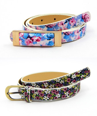 

ELS Women Casual Multicolor Artificial Leather, Synthetic Belt