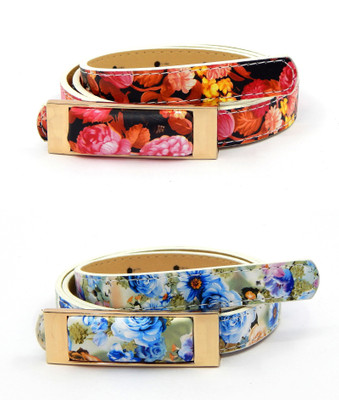 

ELS Women Casual Multicolor Artificial Leather, Synthetic Belt