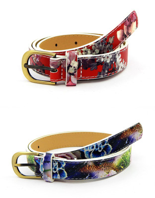 

ELS Girls Casual Multicolor Artificial Leather, Synthetic Belt