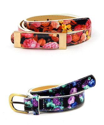 

ELS Women Casual Multicolor Artificial Leather, Synthetic Belt