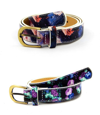 

ELS Girls Casual Multicolor Artificial Leather, Synthetic Belt