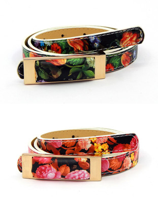 

ELS Girls Casual Multicolor Artificial Leather, Synthetic Belt, ELS Girls Casual, Evening, Formal, Party Multicolor Artificial Leather, Synthetic Belt