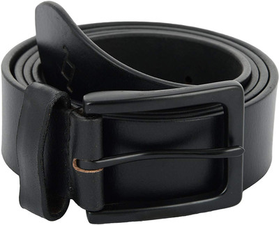 

ShopnZ Men Formal Black Genuine Leather Belt