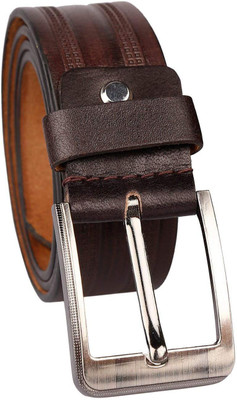 

sovam Men Casual Brown Synthetic Belt, Black