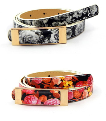 

ELS Women Casual Multicolor Artificial Leather, Synthetic Belt