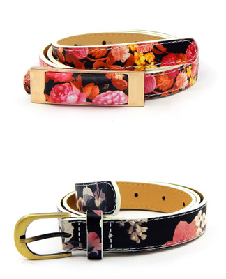 

ELS Girls Casual Multicolor Artificial Leather, Synthetic Belt