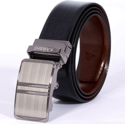 

AARSHE Men Casual, Formal Black, Brown Genuine Leather Reversible Belt