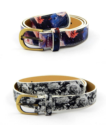 

ELS Women Casual Multicolor Artificial Leather, Synthetic Belt