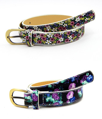 

ELS Women Casual Multicolor Artificial Leather, Synthetic Belt