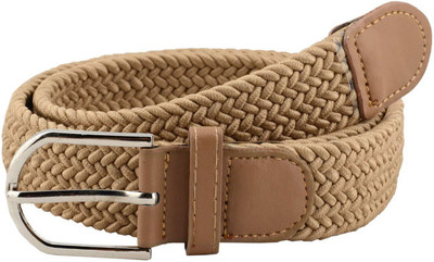 

Torque Dzinte Men & Women Casual Tan Nylon Belt