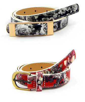 

ELS Women Casual Multicolor Artificial Leather, Synthetic Belt