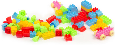 

EL FIGO Kid's Plastic Brick Building Blocks Educational Kids Puzzle Construction Toy(Multicolor)