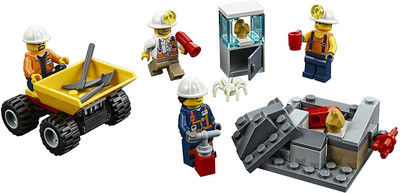 

Lego Mining Team Blow up the Rock Pile and Discover Gold(Multicolor)