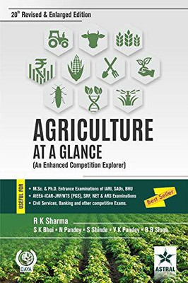 Agriculture at a Glance  - Agriculture Entrance exam with 1 Disc(English, Paperback, Sharma R.K.)