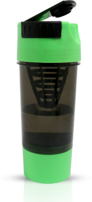 

MyShake Green Cyclone Protein Shaker Bottle For Gym 450 ml Shaker(Pack of 1, Green)