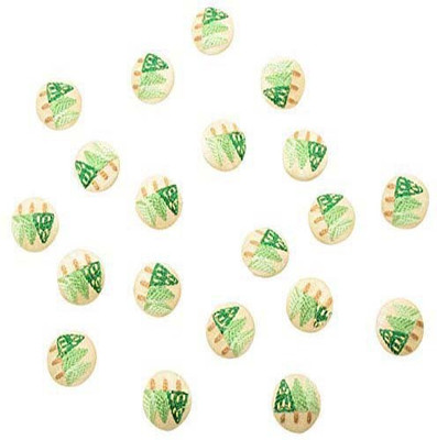 

Fabric and Lace BT041A Fabric, Metal Buttons(Pack of 20)