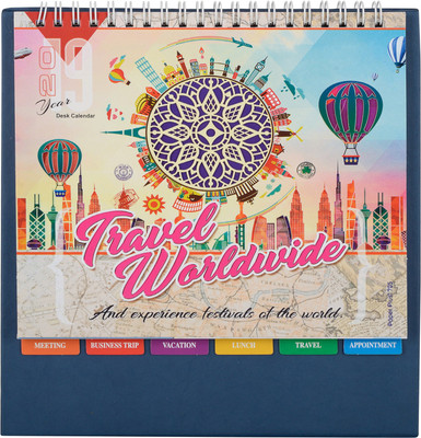 

Gathbandhan Around the World 2019 Table Calendar(Multicolor, Around the World)