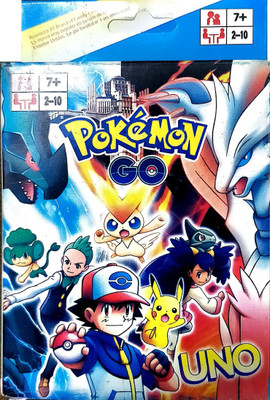 

Golden Feather Kids Playing Cards Pokemon GO UNO CARDS(Uno Original)