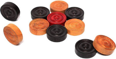 

RSSSTORE 24 CRROM COINS Carrom Pawns(Pack of 24)