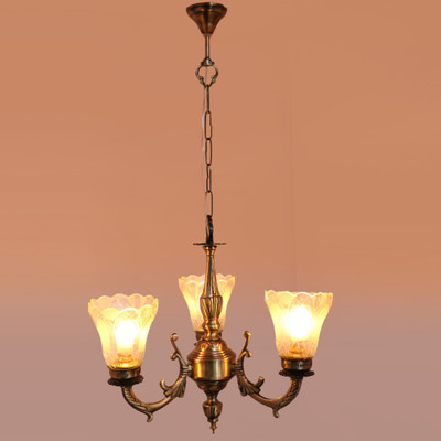 AFAST Chandelier Ceiling Lamp(White, Gold)