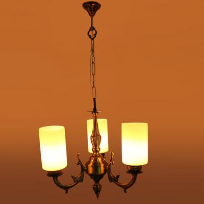 AFAST Chandelier Ceiling Lamp(White, Gold)