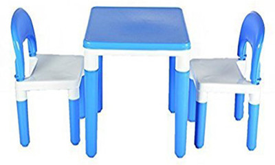 

Oximus baby table chair set for study, food best for your kids growing(Blue)