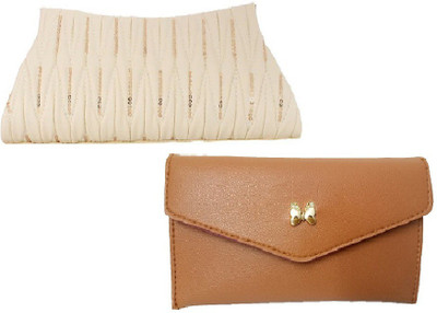 

landloper Casual, Party Beige, Brown Clutch