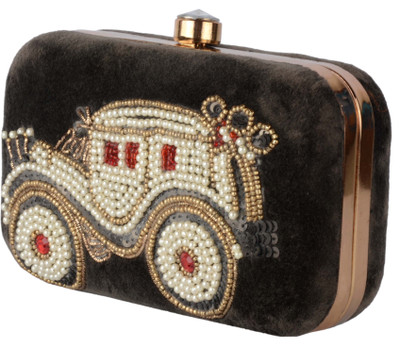 

Rezzy Party, Casual White, Brown Clutch, Brown;white
